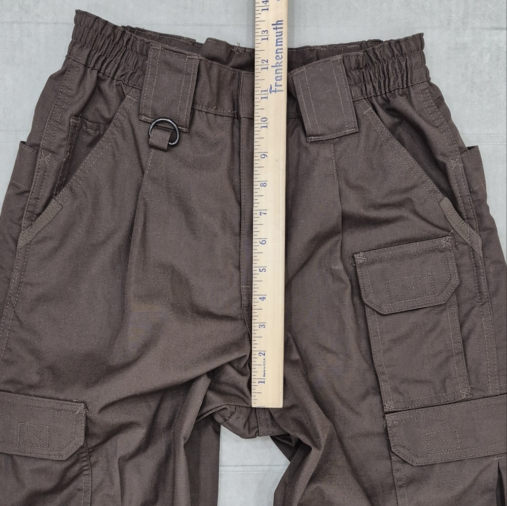Propper tactical rip stop pants women's 28 chocolate brown double knee cargo - Picture 3 of 10